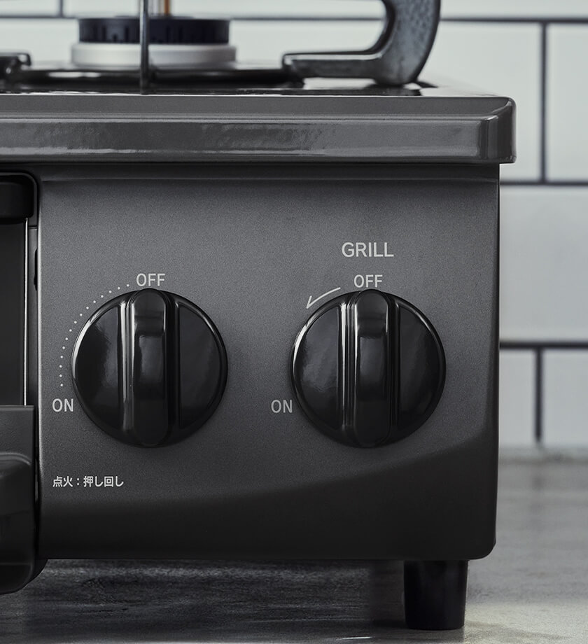 ザ ベーシック ガステーブルコンロ コンパクトタイプ 外観写真