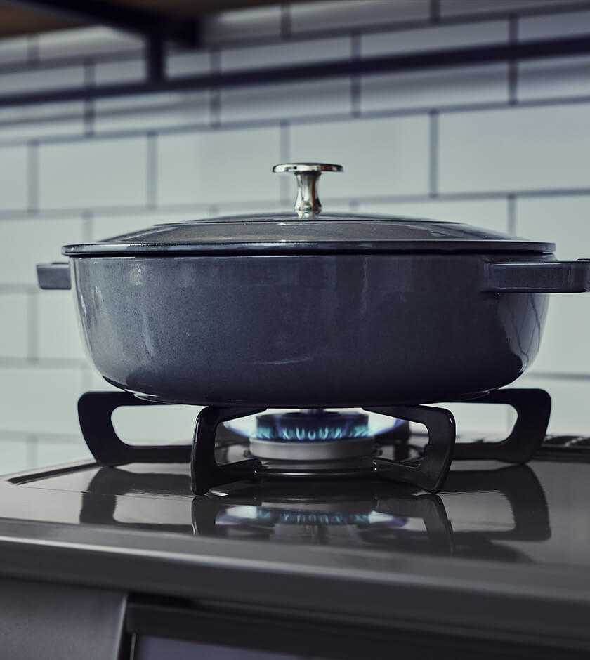 ガステーブルコンロ　コンパクトタイプ 使用写真